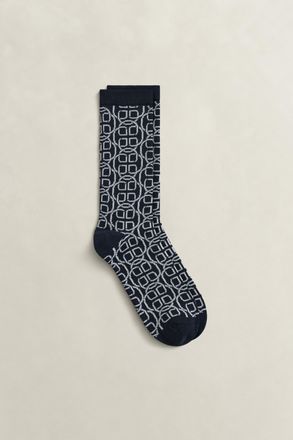 GANT Women Monogram Socks (39-41) EVENING BLUE