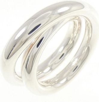Herm&egrave;s Silver 925 Band Ring (Pre-Owned)