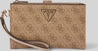 Guess Portemonnaie in Leder-Optik Modell Laurel in Mittelbraun, Gr&ouml;&szlig;e 1