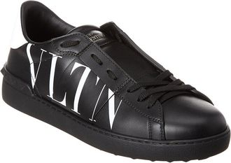 Valentino Vltn Leather Open Sneaker