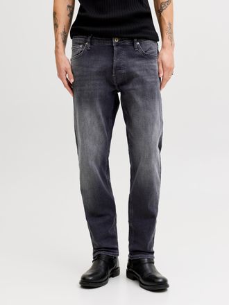 Jack & Jones Comfort-fit-Jeans JACK & JONES JJIMIKE JJCOOPER ST 335 BF, Herren, Gr. 31, L&auml;nge 30, schwarz denim, Denim/Jeans, Obermaterial: 99% Baumwolle, 1% Elast
