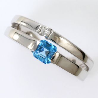 C&A White Gold White Gold (14K) Band Ring (Pre-Owned)
