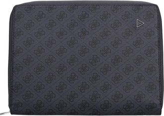 Guess Documententas - Heren - Portefeuilles - Zwart - ONE Size - Leer - Accessoires