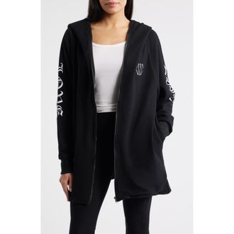 Nikki Lund Lundy Waffle Knit Jacket in Black at Nordstrom