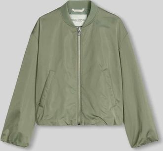 Marc O'Polo Regular Fit Blouson mit Baseball-Kragen in Gruen, Gr&ouml;&szlig;e 34