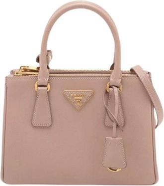 Prada Pre-owned Handbags, female, Pink, Size: ONE SIZE Pre-owned Vintage Handbag