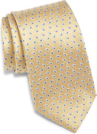 Nordstrom Neat Paisley Silk Tie in Yellow at Nordstrom