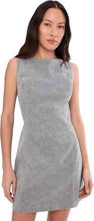 Free People Atlas Suede Mini Womens Dress Wild Dove : LG (Womens 12-14), Viscose