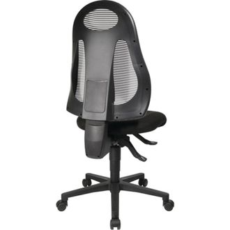 Topstar Silla Giratoria De Oficina Con Tecnolog&iacute;a Sincronizada Negro / Gris Claro 420-530mm Sin Reposabrazos