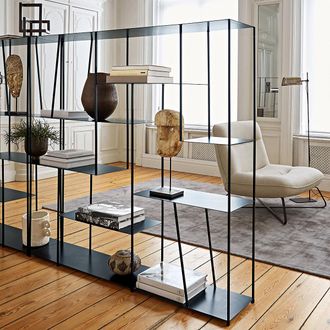 AM.PM Boekenrek in metaal, Kanato