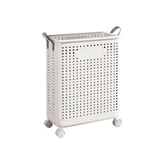 OEM Cesto De Ropa Plegable Para El Hogar, Cesta De Lavander&iacute;a Para El Ba&ntilde;o Con Sistema De Poleas 37,7 X 22 X 50 Cm