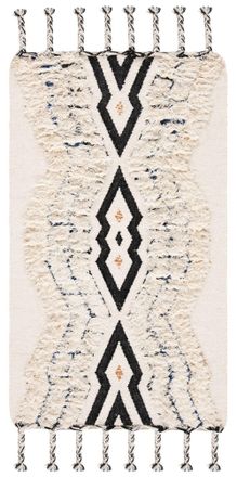 Safavieh Alfombra lana neutrale/nero/blu 122 x 183 cm