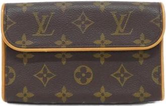 Louis Vuitton Pre-owned Belt Bags, male, Brown, Size: ONE SIZE Pre-owned Monogram Waist Bag