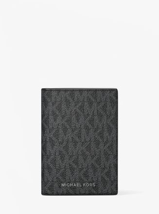 Michael Kors Hudson Signature Logo Bi-Fold Card Case