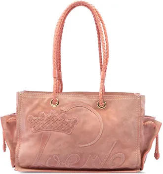 Loewe Pre-owned Loewe Suede Crown Logo Shopper Tote Ladies TYTR6V0RNRTHW32U