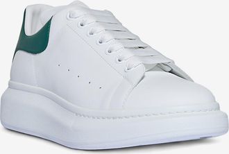 Alexander McQueen Niedrige Glattledersneakers Oversized