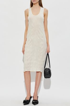 Toteme Sleeveless Dress, Womens, Cream