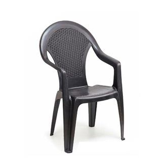 Progarden Sillon Resina Giglio Antracita, Sill&oacute;n Resina Giglio Antracita. -sill&oacute;n Apilable Efecto Rat&aacute;n. -dimensiones Producto: 58 X 56 X 94 Cm. -peso Producto: