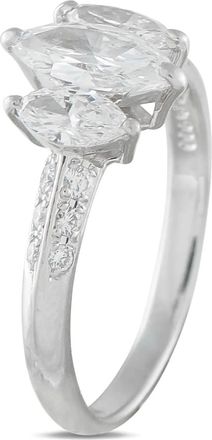 Luxury Bazaar diamond platinum ring - Argento