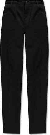 Dolce & Gabbana Katoenen broek - Heren - Nette broeken - Zwart - S - Katoen - Broeken