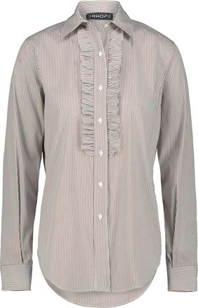DRHOPE Striped Cotton Shirt