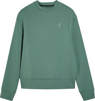 On Focus Tech Cotton-blend Sweatshirt - Olive - S (UK8-10 / S)