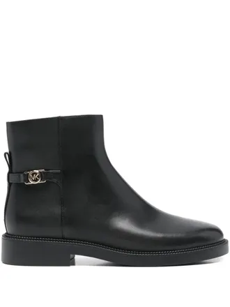 Michael Michael Kors side-zip leather ankle boots - Black
