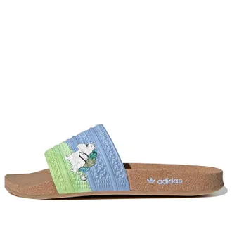 adidas (WMNS) adidas Adilette x Moomin Cork Slide Blue Fusion Gum ID4207