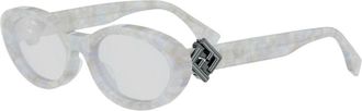 Fendi Fe 40140U Zonnebril - Dames - Zonnebrillen - Grijs - ONE Size - Accessoires