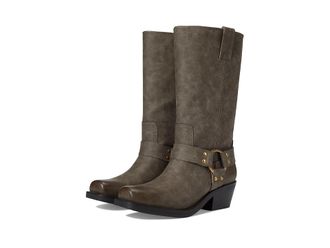 Frye and Co. Lorrie Harness 12 Cowboy Womens Boots Smoke : 7.5 M, Synthetic