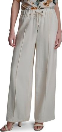 DKNY Drawstring Pants in Coconut at Nordstrom, Size Xx-Small