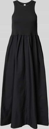 Vero Moda Midikleid mit Rundhalsausschnitt Modell MIRI in Black, Gr&ouml;&szlig;e XL