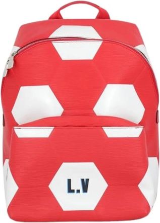 Louis Vuitton Vintage, unisex, Rood, ONE Size, Leer, Pre-owned Epi Backpack