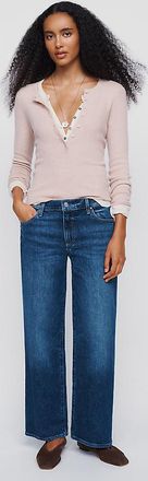 Paige Dana Low-Rise Wide-Leg Jeans