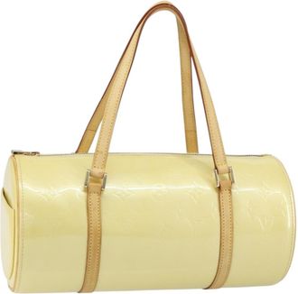 Louis Vuitton Bedford Handbag Monogram Vernis Beige Patent_Leather Handbag (Pre-Owned)