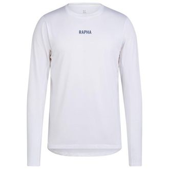 Rapha Long Sleeve Trail Technical T-Shirt Velotrikot f&uuml;r Herren | wei&szlig;