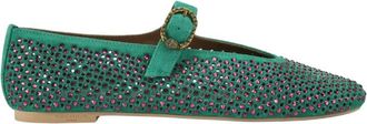 Kurt Geiger Ballerina Shoes, female, Green, 8 UK, Mayfair Ballet Flat