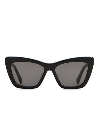 Tod's Occhiali da sole con placca logo - Nero