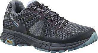 Columbia Womens Mojave Trail Outdry Shoes In Grey Ash/ Iceberg