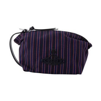 Vivienne Westwood Toilettas - Dames - Tassen - Blauw - Maat: ONE Size Poliester