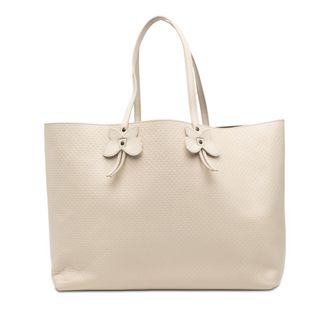 Bottega Veneta Tweedehands Ge&euml;mbosseerde Leren Vlinder Tote