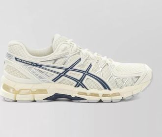 Asics synthetic leather low-top sneakers