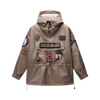 Napapijri Jassen, Heren, Bruin, M, Light Jassen