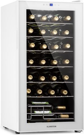 Klarstein Klarstein Shiraz 28 Uno - Frigorifero Per Vini, 74 L, 28 Bottiglie, Pannello Di Controllo Touch, 5-18&deg;c