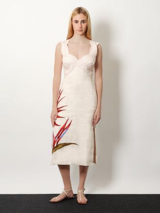 Farm Rio Strelizia Dress - Pink