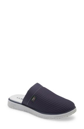 L.L.Bean Womens L. L.Bean Airlight 512398 Slippers Navy Slip On Mule Scuffs JOBB1583