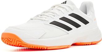adidas CourtJam Control 3 Tennis Shoes Mens Shoes White/Black : 10.5 M, Mesh