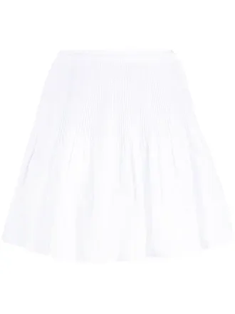 Red Valentino Geplooide rok - Wit