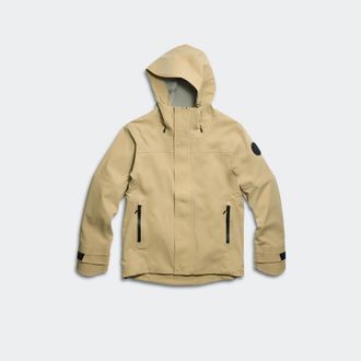 Canada Goose Rupert Rain Jacket Black Label (Men, Timber Sand, XXL)