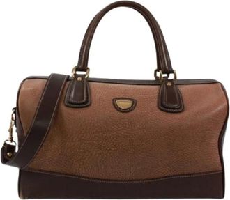 Gucci Pre-owned Boston Bag - Dames - Vintage Weekendtas - Bruin - ONE Size - Leer - Vintage